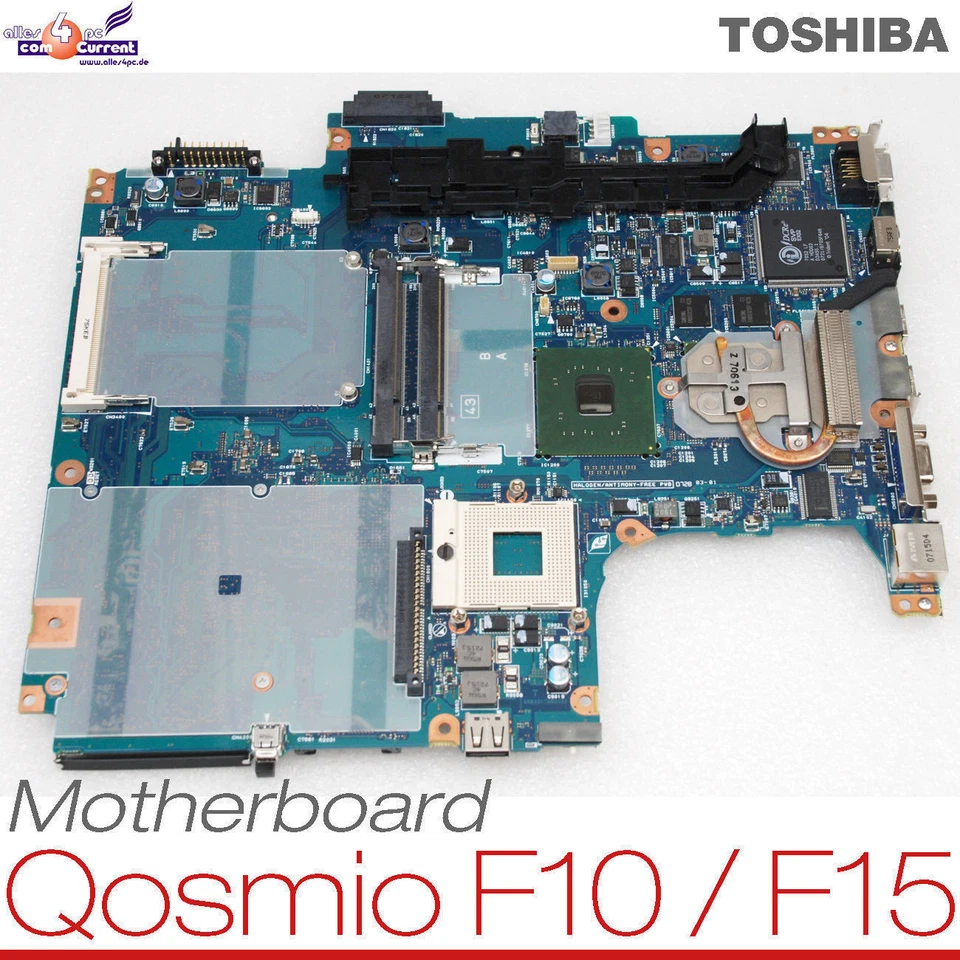 Carte Mère Board P000454980 PC Portable Toshiba Qosmio F10-120 130 125 F15 049 - Photo 1/1