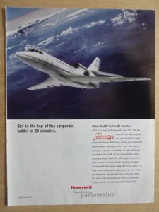 5/2002 PUB HONEYWELL DASSAULT FALCON 50EX TFE 731-40 ENGINE ORIGINAL AD - Imagen 1 de 1