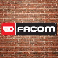 Facom Tools Banner Garage Workshop PVC Sign Trackside Car Display