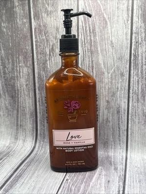 Bath and Body Works Aromatherapy Love Rose Vanilla Full 6.5 oz. Body Lotion NEW - Image 1 of 4