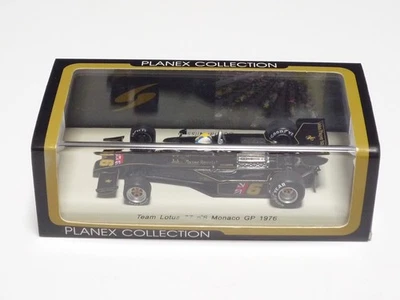 Spark 1:43 Lotus 77 #6 Monaco GP 1976 Gunnar Nilsson PLANEX COLLECTION "JPS" - Immagine 1 di 4