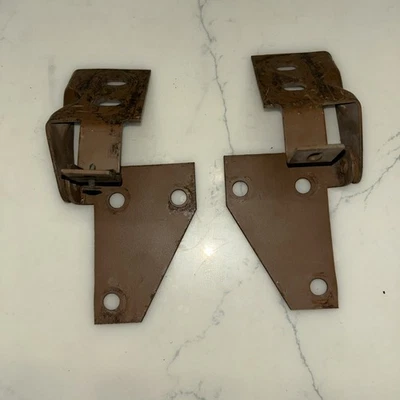 65 66 67 68 69 70 Mustang Shelby Fastback Fold Down Rear Seat Hinges /screws - Image 1 of 4