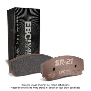 EBC Rear SR21 Race Track Brake Pads for Chevrolet Corvette C6 Z06 7.0L 05-13 - Picture 1 of 3