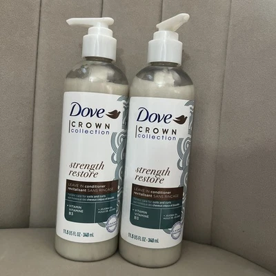 2 Dove Crown Collection Strength Restore Leave-In Conditioner 11.5 oz - Image 1 of 2