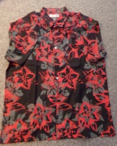 Urban Pipeline Hawiian Style Shirt Size L - Pre-owned - Red/Green/Black - Picture 1 of 5