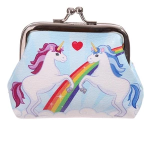 Portemonnaie Clipbörse Geldbeutel Geldbörse Damen Einhorn Lauren Billingham - Bild 1 von 3