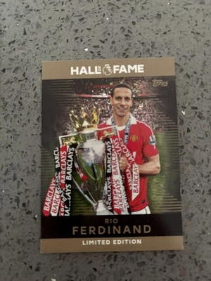 Topps - Premier league 25/26 - Rio Ferdinand - Hall of fame - Limited Edition - Image 1 of 2
