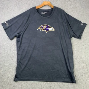 Baltimore Ravens Shirt Mens 3XL Gray NFL Football Combine Authentic Heatgear - Picture 1 of 14