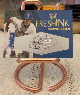Fleer Ultra Shawn 1999 tinta fresca verde automático 212/350 Foto 1 de 2
