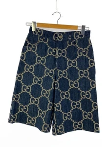 Pantalones Cortos Gucci Piña Jumbo GG 28 Denim AZUL Patrón Total 674371 XDBTY Usados - Imagen 1 de 5