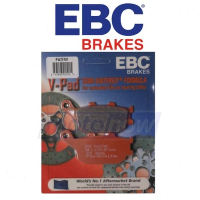 EBC Rear Semi-Sintered V Brake Pads for 2003-2019 Yamaha YZF-R6 - Brake yu Foto 1 de 4