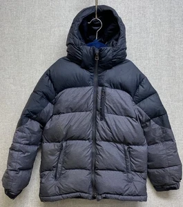 Polo Ralph Lauren nera Performance Puffer giacca con cappuccio rimovibile ragazzo taglia 8 - Foto 1 di 10