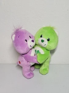 Care Bears Cuddle Pairs Share Bear And Good-luck Bear Plush Set Stuffed Animal  - Picture 1 of 9