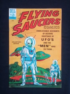 FLIEGENDE UNTERTASSEN COMICS #1 6.0-6.5 KLASSIKER 60ER JAHRE SCI FI COVER MARSIANER ALIENS  - Bild 1 von 3