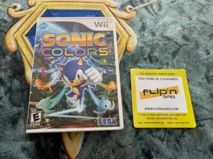 Sonic Colors - Nintendo Wii 2010 SEGA - Disk Box & Manual All In Nice Condition✨ - Picture 1 of 1