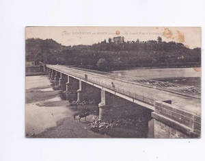 Carte postale Saint-Sever – Le Grand Pont – REF 2073 – Landes – Vintage - Picture 1 of 1
