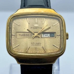 Fortis Tuxedo 3 HiFi-Matic 250.33 Vintage Manual Swiss Watch - Picture 1 of 9