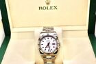 Rolex Datejust Turn-o-graph Thunderbird Steel White Red 36mm Fluted 116264 Watch