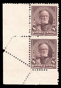 MOMEN: SELLOS DE EE. UU. #257 VAR. LOTE PLEGABLE COMO NUEVO OG H #72555 - Imagen 1 de 3