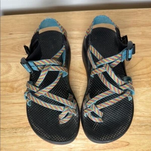 Sandalias Chaco ZX 2 Arco Iris Yampa Fiesta Senderismo Agua Vibram Tirantes Mujeres 8 - Imagen 1 de 10