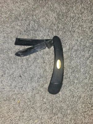 Faca de bolso vintage Frost Talheres Flying Falcon barbear lâmina reta irregular - Imagem 1 de 4