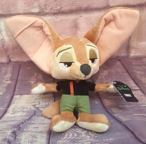 New!Tomy Disney Zootopia Finnick 9" Plush~Fennec Fox Beanbag Stuffed Animal - Picture 1 of 8