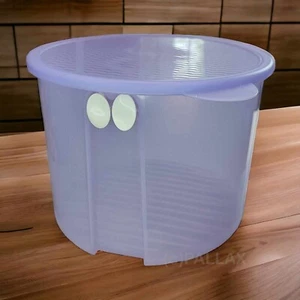 TUPPERWARE A114 PRIMA KLIMA 4,7 L RUNDER BEHÄLTER LILA GEMÜSE OBST - Bild 1 von 2