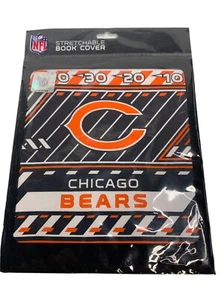 NFL Chicago Bears Football Stretchable Book Covers For 8 X 10 Inch Books NEW - Picture 1 of 3