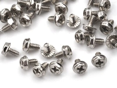 10x COMPUTER PC CASE, MOTHERBOARD MOUNTING, HARD DRIVE SCREWS 6/32 - Image 1 of 4