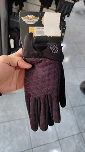 Harley-Davidson 97284-15VW Womens Full Finger Gloves, Serenity Soft Shell Small - Picture 1 of 3