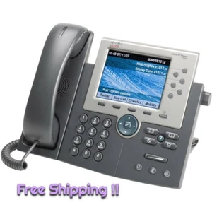 Cisco CP-7965G IP PoE kolorowy ekran telefon biurowy 68-3610-03 - Zdjęcie 1 z 1