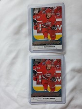2017-18 UPPER DECK SERIES 1 JANNE KUOKKANEN YOUNG GUNS ROOKIE CARD - LOT OF 2