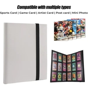 Nuevo álbum de almacenamiento de tarjetas coleccionables de 9 bolsillos para 540 tarjetas para juegos deportes - Imagen 1 de 7