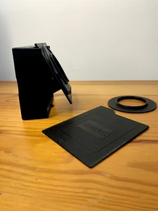 VINTAGE CROMATEK BÄLGE QUADRATISCHER FILTERHALTER & RING - OBJEKTIV FOTOKAMERA - Bild 1 von 11