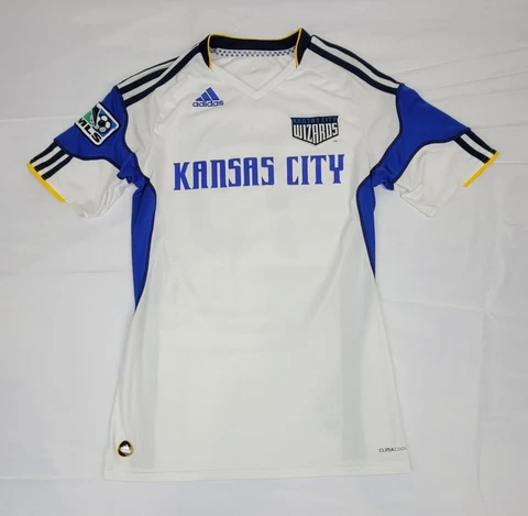 Retro Sporting Kansas City Adidas Climacool Soccer Jersey #13 Busio Size M Cover