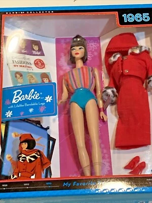 Muñeca reproducción Barbie favorita 1965 T2147 Mattel 2009 nueva en caja - ¡Envío rápido! Foto 1 de 4
