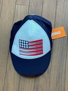 NWT Gymboree Boys Navy Baseball Bat Ball Flag Hat Size L Large - Picture 1 of 7