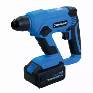 Trapano a percussione SDS Plus, Silverline a batterie compresa batteria da 4,0 A - Foto 1 di 3