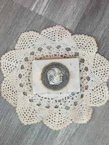 WALTER HAGEN INVITATIONAL/AMERICAN CANCER SOCIETY MEDALLION On MARBLE - Picture 1 of 7