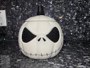 Disney Jack Skellington Pumpkin the nightmare before Christmas cookie canister - Picture 1 of 5