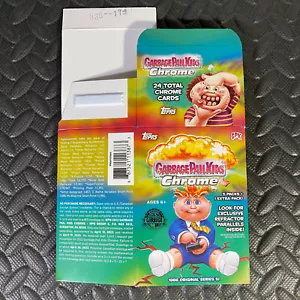 CUBO DE BASURA NIÑOS 2022 CROMO 5A SERIE 5 CAJA VACÍA BLASTER TOPPS - Imagen 1 de 2