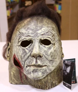 Halloween The Final Battle Michael Myers Latex Mask W/ Faux Hair (20507) - Picture 1 of 4