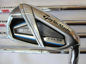 TaylorMade SIM MAX OS Iron Set 5pcs KBS max85 R Flex 6-9 PW Steel Shaft - Picture 1 of 11