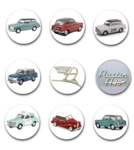 INSIGNIAS DE BOTÓN 25mm X9 con el Austin A40 - Imagen 1 de 1