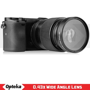 Opteka 52mm 0.43X Wide Angle with Macro for Canon EF 40mm f/2.8 STM Lenses - Picture 1 of 10
