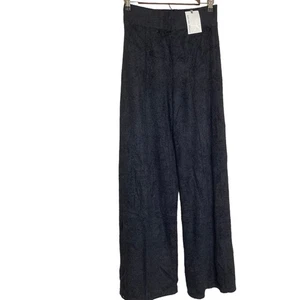 A630188 BAREFOOT DREAMS Regular CozyChic Lite Wide-Leg Seamed Pant Black S - Bild 1 von 6