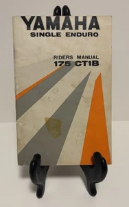 RARE VINTAGE Yamaha Single Enduro Rider’s Manual 175 CT1B Motorcycle Original - Picture 1 of 7