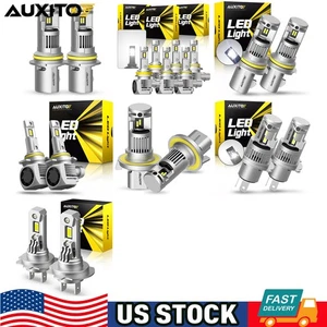 H11 H4 9005 9006 9007 H7 9012 LED Headlight Bulbs Conversion Kit High Low Beam - Picture 1 of 41