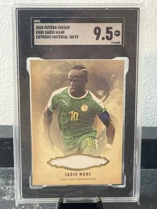 2020 Futera Unique Extremo /19 Sadio Mane EX05 Liverpool Game Worn v. Munich - Picture 1 of 2