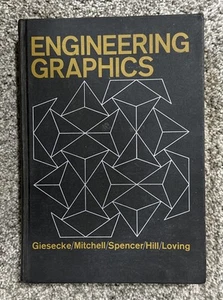 Engineering Graphics by Giesecke Mitchell Spencer Hill Loving 1969 Illustrated - Picture 1 of 3
